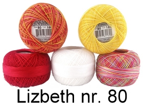 Lizbeth nr. 80 tykkelse som hør 60/2